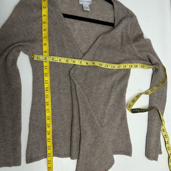 Soft surroundings 100% cashmere cardigan open front size XS - Picture 6 of 6